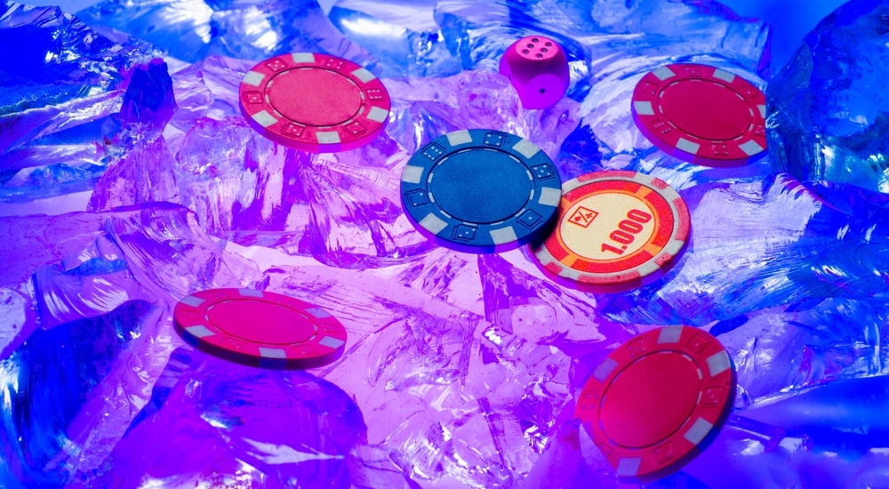 Microtransaction addiction in modern gaming symbolized by poker chips reflecting the pay to play nature
